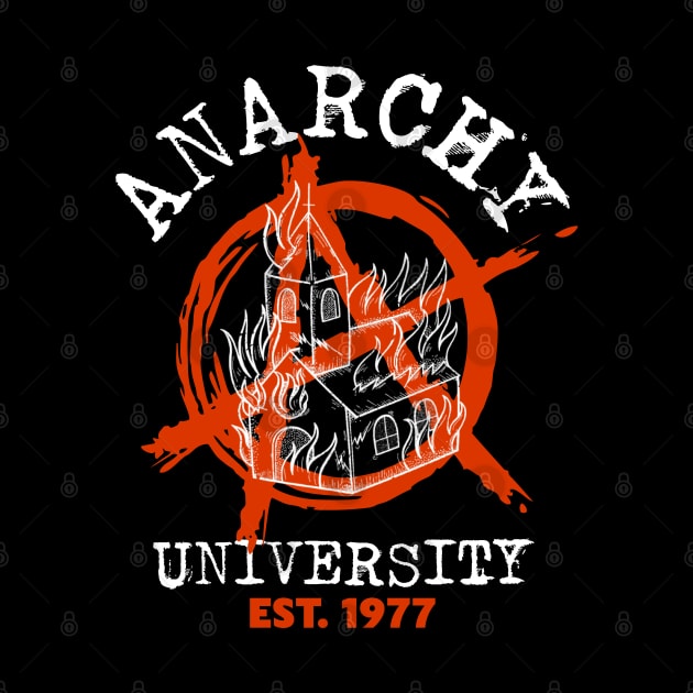 Anarchy University 1977 Street Crust Punk by darklordpug
