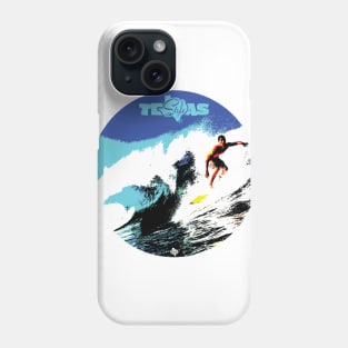 Texas Style Lone Surfer Phone Case