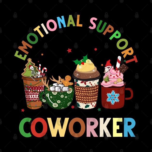 emotional support coworker Christmas coffee lover by NIKA13