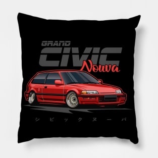 Civic Nouva (Candy Red) Pillow