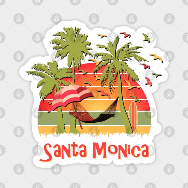 Santa Monica Magnet by Nerd_art