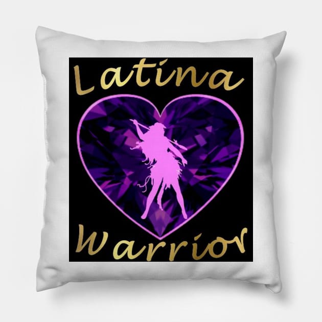 Latina Warrior Pillow by Latina Warrior