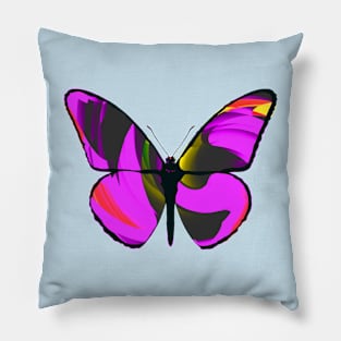 Purple  Butterfly by Cooltomica Pillow