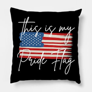 USA This is My Pride Flag Pillow