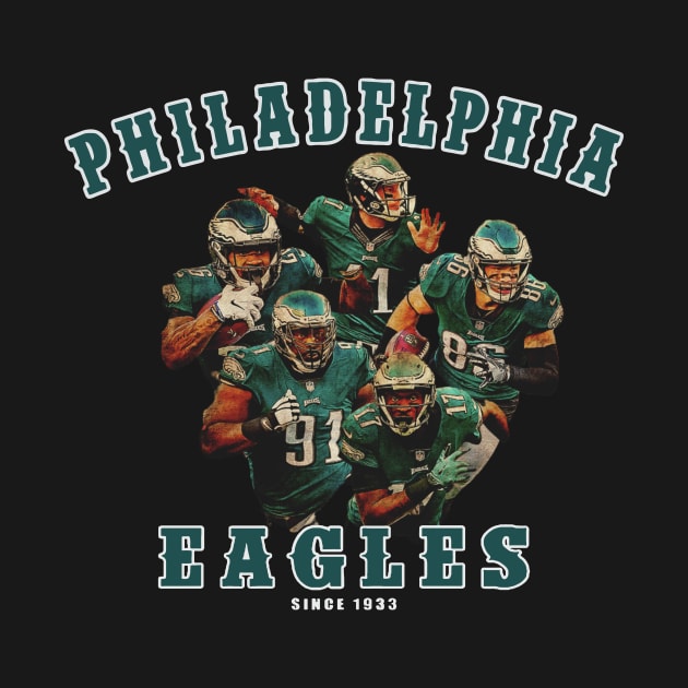 philadelphia eagles squad by alexandraronee