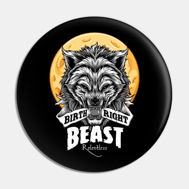 Birthright Beast Pin by hauntedjack