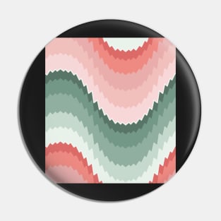 Bargello waves pattern pink and green Pin