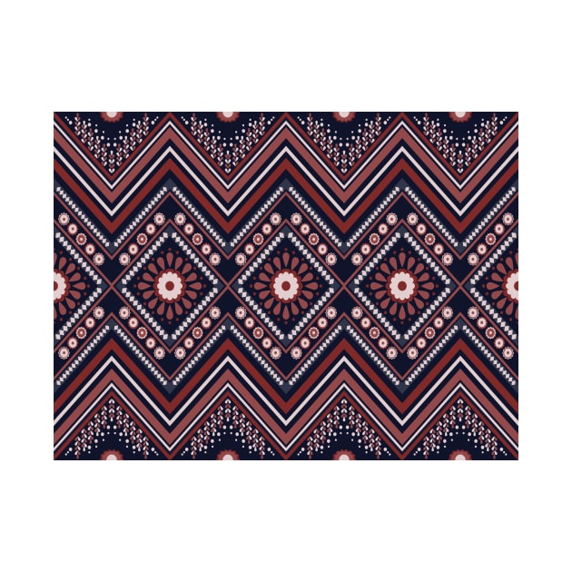 Geometric ethnic seamless pattern by DifferPP