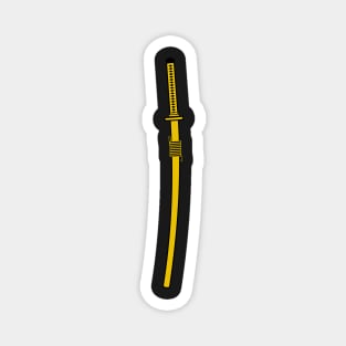 katana (gold) Magnet