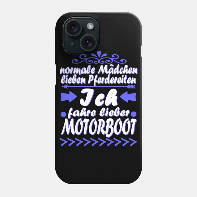 Hobby Motorboot Frauen Meer Speed Boot Phone Case by FindYourFavouriteDesign