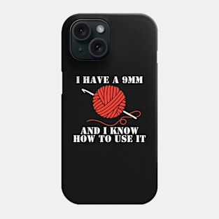 Crochet Hook 9mm Phone Case