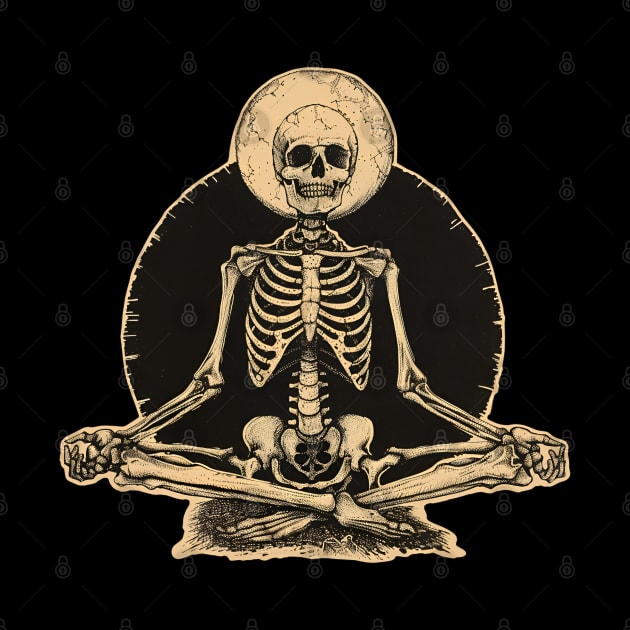 Skeleton Meditation by beangeerie