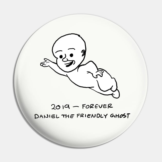 Daniel the Friendly Ghost Pin by DavidCentioli