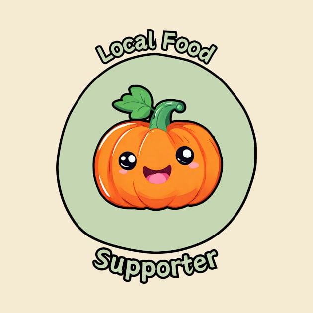 Local Food Supporter - Pumpkin by Craftix Design