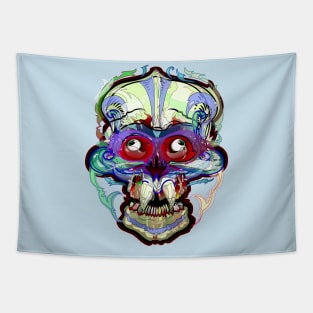 Happy Toothy Mask Tapestry