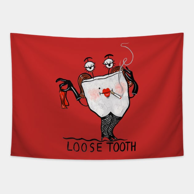 Loose Tooth Tapestry by Anthony R Falbo