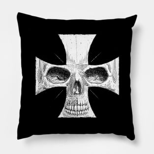 Cross Skull Pillow