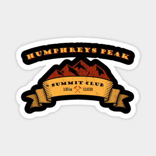 Humphreys Peak Summit Club Mount Mountaineer Gift Magnet