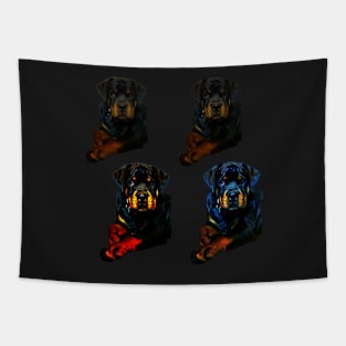 Rottweiler sticker pack Tapestry