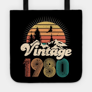 40th birthday gifts for men and women 1980 gift 40 years old Tote