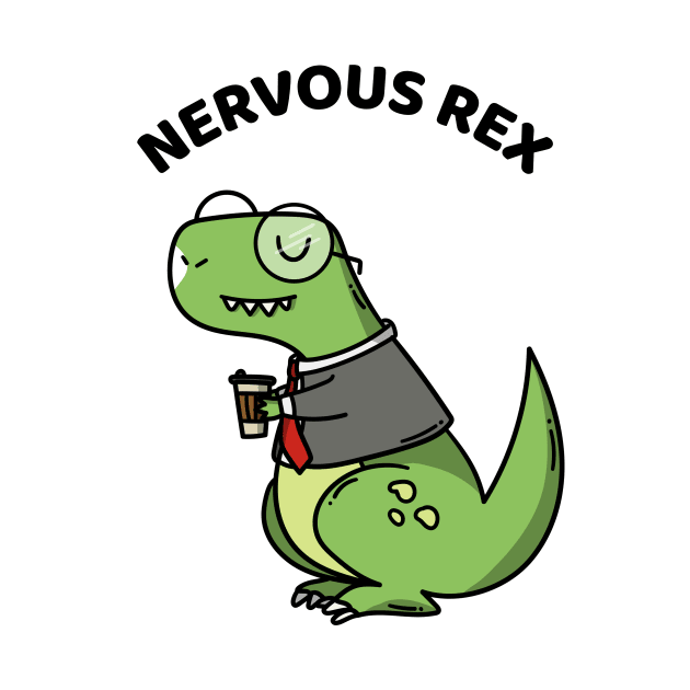 Nervous Rex Cute Dino by TV Dinners