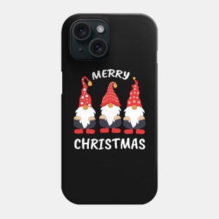 Cute Gnomies Merry Christmas Red Hat Phone Case