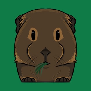 Brown Smooth Coat Guinea Pig T-Shirt