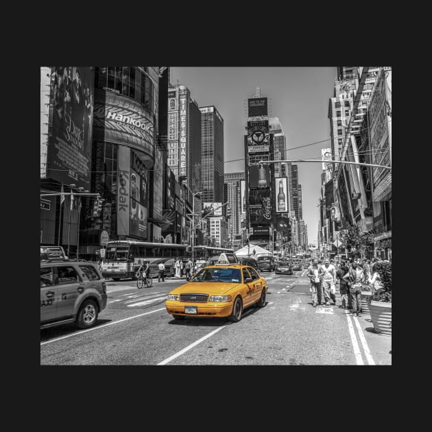 New York, Times Square Taxi by tommysphotos