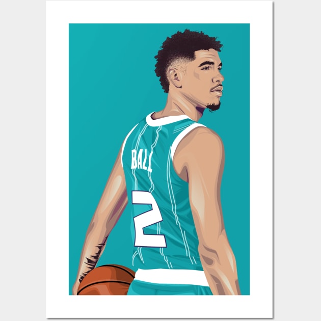 lamelo ball drawing | Art Board Print