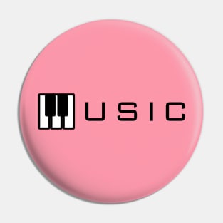 Music - Piano Keyboard Pin