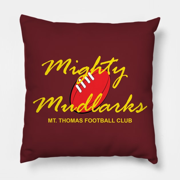 Mighty Mudlarks Pillow by pasnthroo