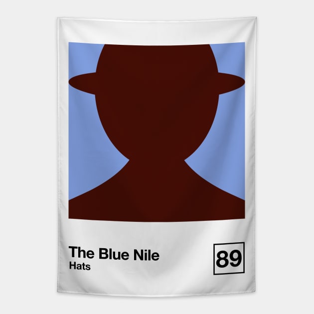 The Blue Nile / Minimal Style Graphic Artwork Design Tapestry by saudade