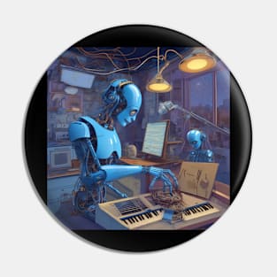 A.I. Blues Pin