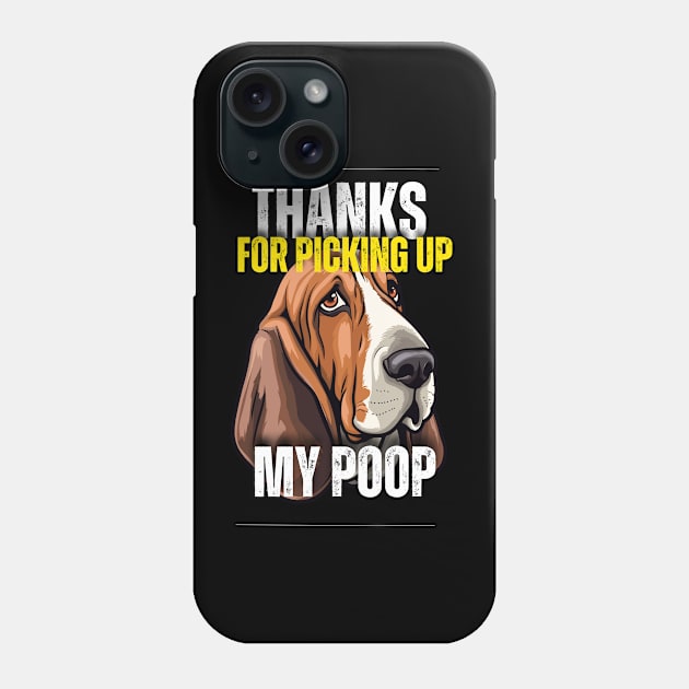 Thanks for scooping up my poop dog -  beagle edition Phone Case by Trippy Critters