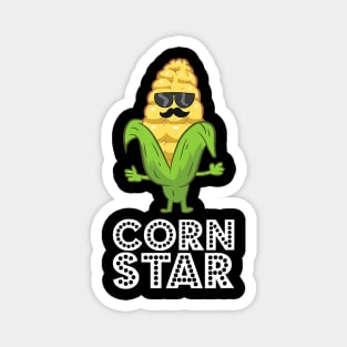 Corn Farmer Star With Sunglasses T-shirt Magnet