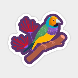 Colorful Bird Magnet