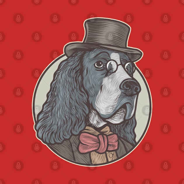 English springer spinal dog by Mako Design 