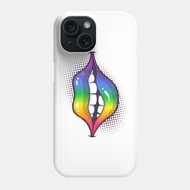 Rainbow Lips Phone Case by zoljo