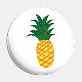 Graphic Scribble Pineapples Pin