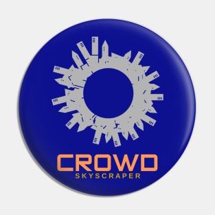 crowd skyscraper Pin