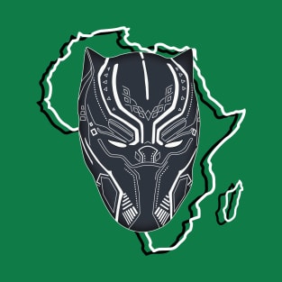 Black Panther Mask T-Shirt