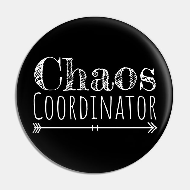 Funny Chaos Coordinator Kindergarten Chalk Arrow Preschool Childhood Days Design Gift Idea Pin by c1337s