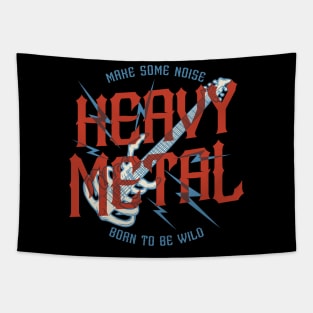 Make Some Noise Heavy Metal Tapestry