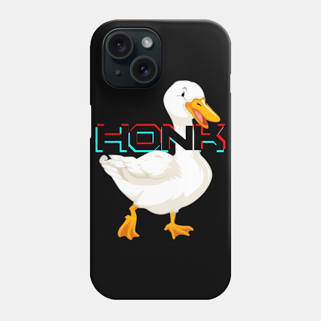 Honk Goose Simple Phone Case by Ubold