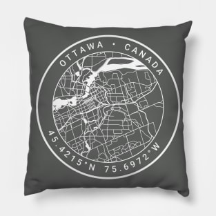 Ottawa Map Pillow