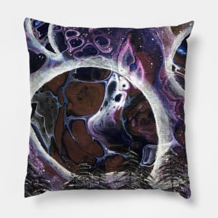 Snow globe Galaxy Pillow