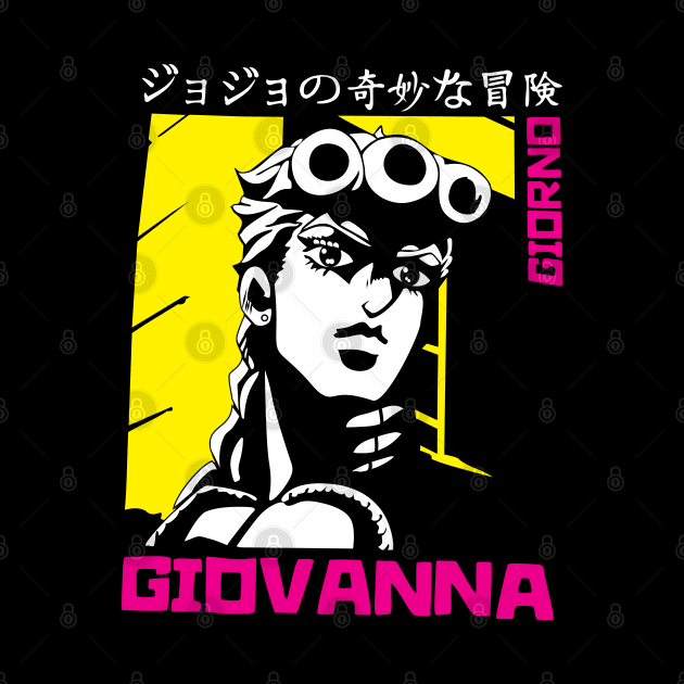 Giorno JJBA Anime Fanart by Planet of Tees