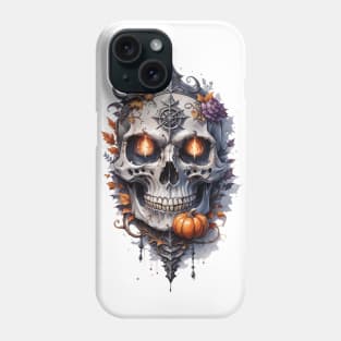 Flaming Skull Phone Case