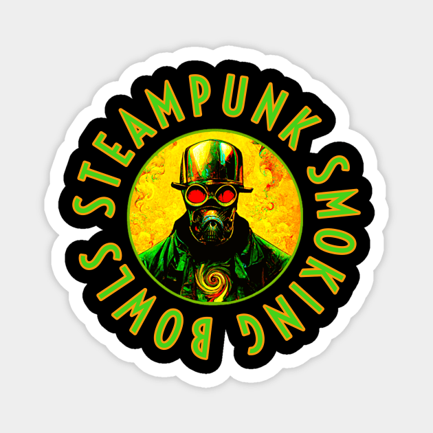 Vintage Steampunk Smoking Bowls Magnet by Edongski303 Teepublic Merch