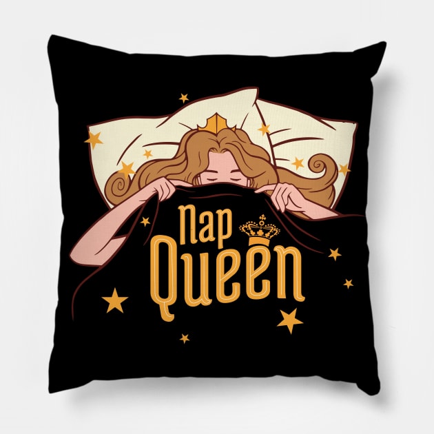 Nap Queen Award Pillow by JFDesign123